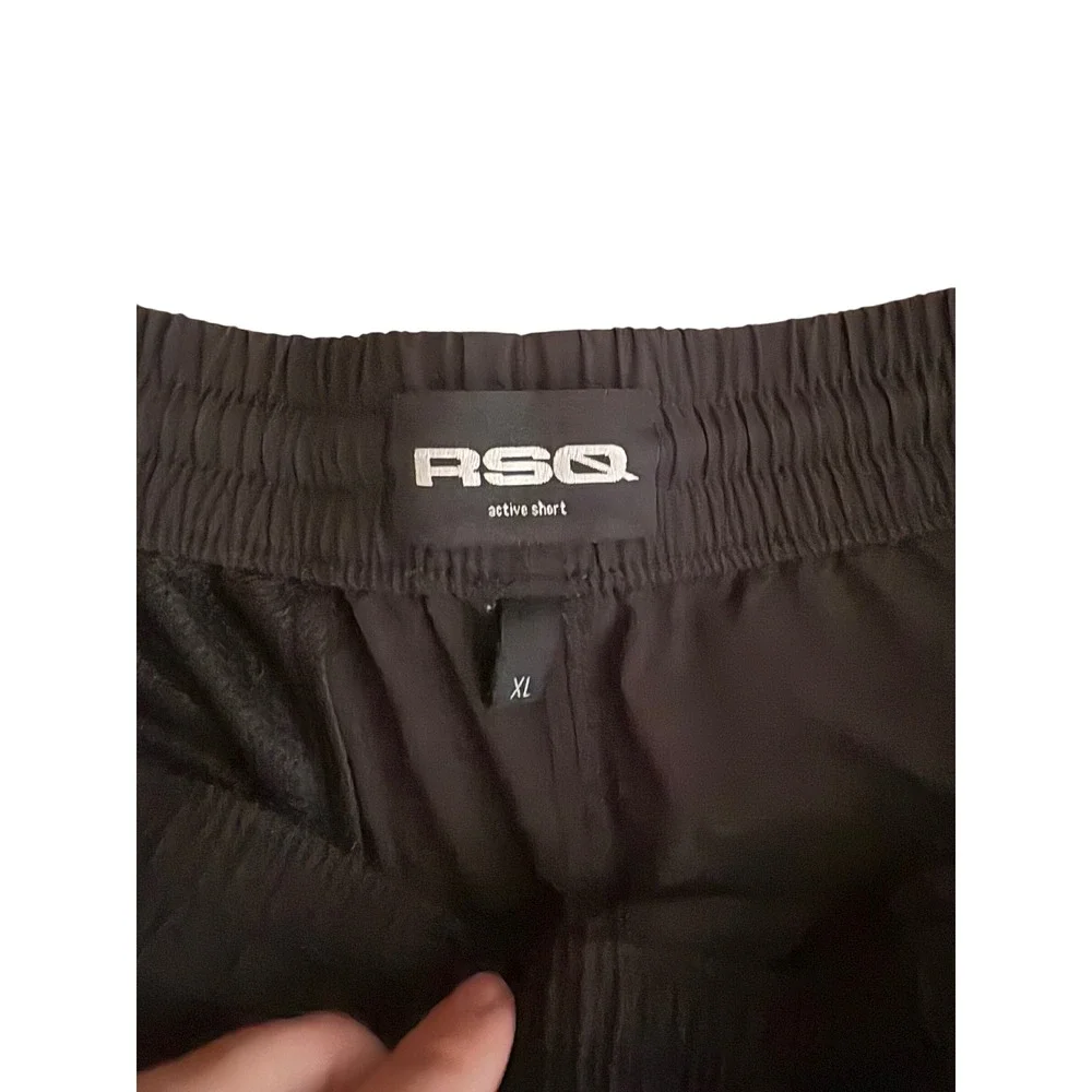 RSQ Mens Active Shorts Bundle 3 Pack XL Black Grey Blue Athletic Gym Casual